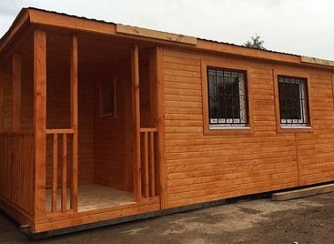 №18 Обработка бытовки снаружи "Акватексом"