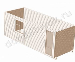 №1 Хозблок для дачи стандарт