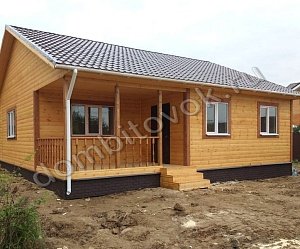 №3 Дачный домик с верандой и двумя комнатами