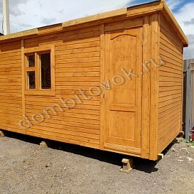 Бытовка с односкатной крышей 4,5х2,3м фото