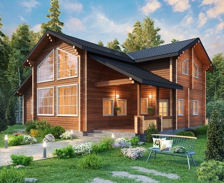 Дом из бруса "Berg"