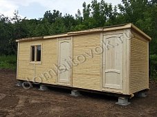 Фото хозблока с двумя отдельными помещениями