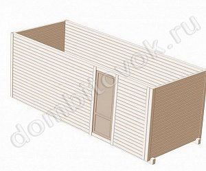 №8 Хозблок деревянный без окон