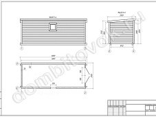 Фото хозблока с двумя распашными дверьми