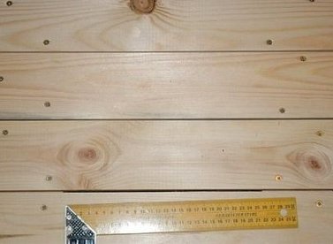 №6 Сплошной черновой пол обрезная доска толщиной 20 мм