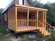 Веранда для бытовки фото