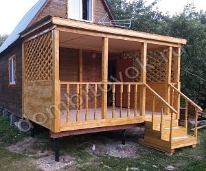 Веранда для бытовки