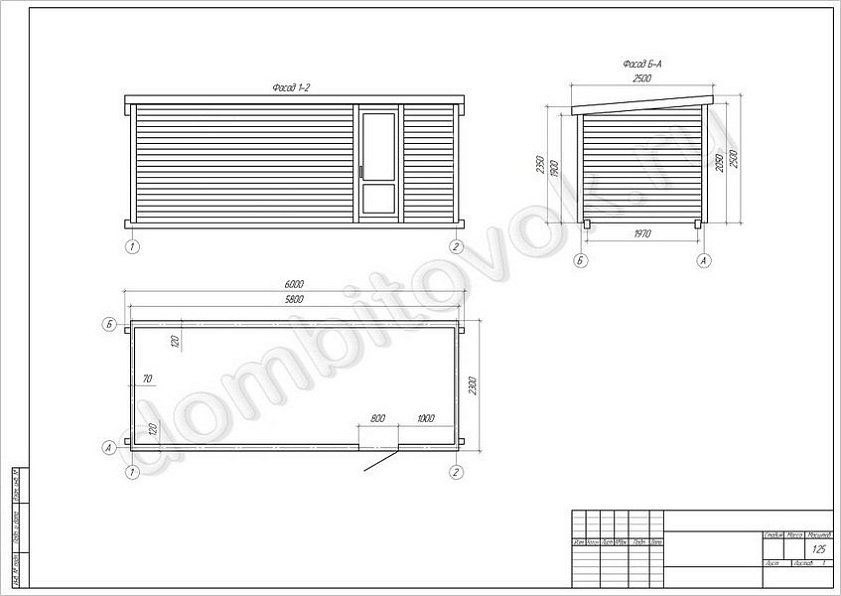 Фото хозблока деревянного без окон