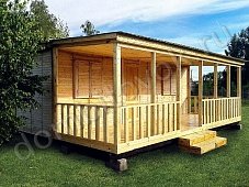 Веранда для бытовки фото