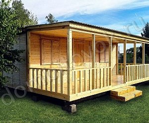 Веранда для бытовки