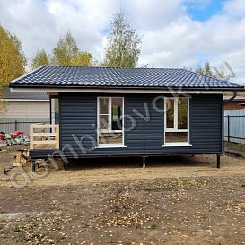 Двухкамерные пластиковые окна в цвет свесов кровли