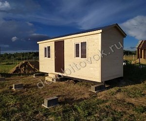 №2 Бытовка дачная распашонка без перегородок (утепленная)