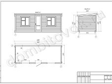 Фото хозблока деревянного без перегородок