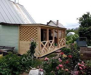 Веранда для бытовки