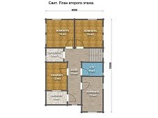 Дом из бруса "Sweet"