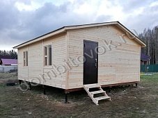 Дачный домик с тремя комнатами фото