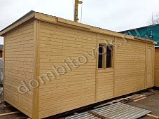 Бытовка дачная стандарт с тамбуром фото