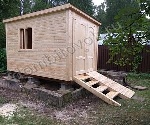 №28 Бытовка дачная с двумя хозблоками