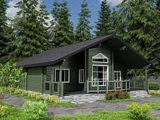 Дом из бруса "Wald"