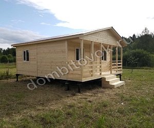 №1 Дачный домик с открытой верандой