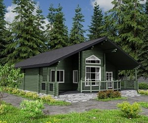 Дом из бруса "Wald"