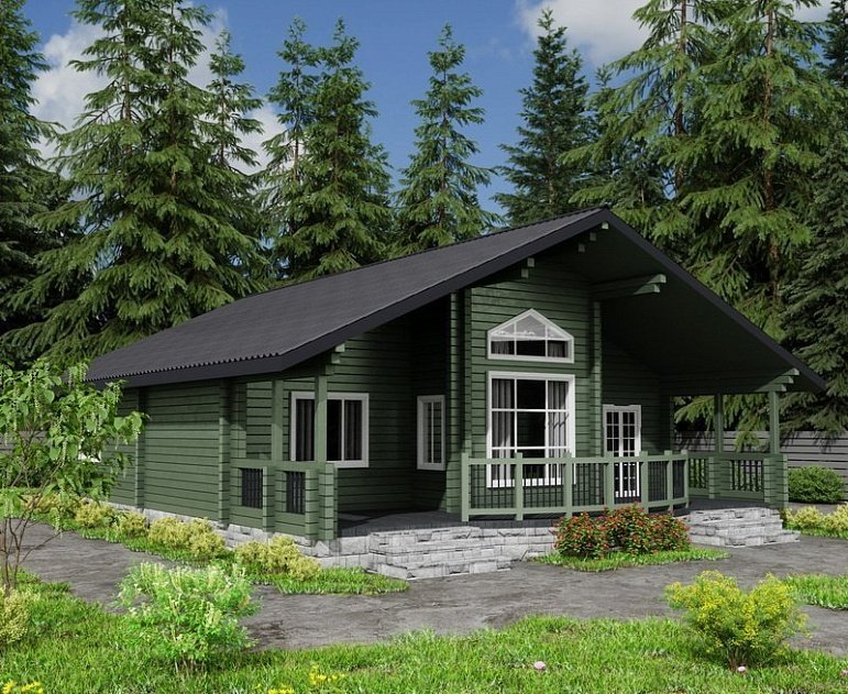 Дом из бруса "Wald"