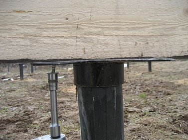 №4 Крепление свай к брусу