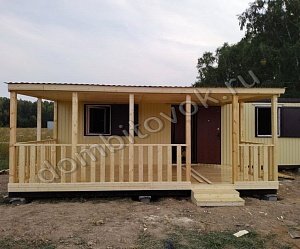 Веранда для бытовки