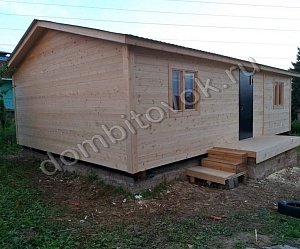 №10 Садовый одноэтажный домик с тамбуром и двумя спальнями