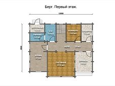 Дом из бруса "Berg"