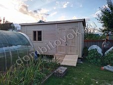 Бытовка стандарт с двумя распашными дверьми фото