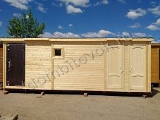 Фото хозблока трёхсекционного для дачи