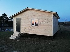 Дом с тамбуром и тремя комнатами фото