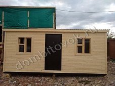 Фото бытовки строительной с тамбуром и двумя комнатами