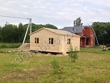 Дачный домик с тремя комнатами фото