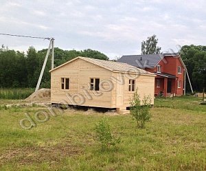 №9 Дачный домик с тремя комнатами