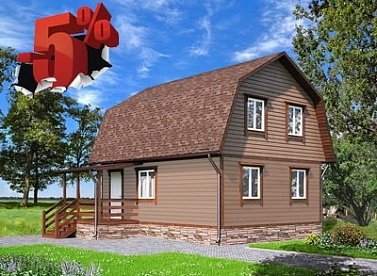 Акция! В июне действует скидка 5% на все каркасные дома, представленные на нашем сайте!