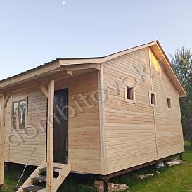 Дом деревянный на дачу с 4-мя комнатами