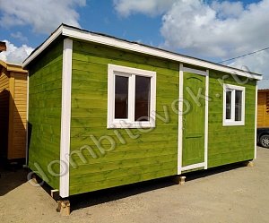 №2 Бытовка дачная распашонка без перегородок (утепленная)