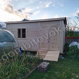 Бытовка со сборкой на участке