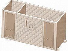 Фото хозблока с душем и туалетом