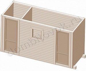 №7 Хозблок с душем и туалетом