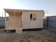 Бытовка дачная с верандой фото