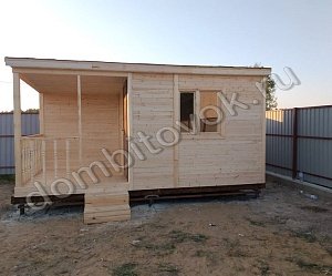 №4 Бытовка дачная с верандой 2х2,3 метра (утепленная)