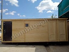 Фото хозблока трёхсекционного для дачи