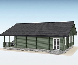 Дом из бруса "Wald"