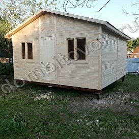 Дачный домик с тремя комнатами