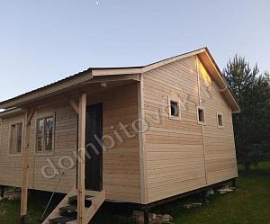 №15 Дачный дом с прихожей, двумя комнатами и кухней