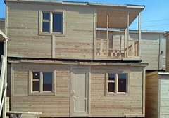 Наша компания 18 апреля 2011 года запустила производство деревянных бытовок.