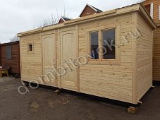 Бытовка утепленная с двумя отдельными помещениями фото